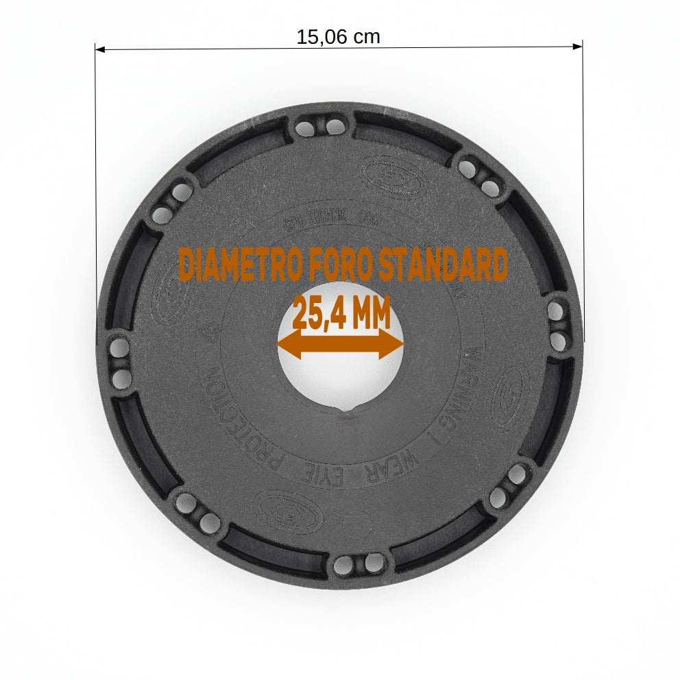 Testina Multifilo GPG Technic per Decespugliatori - Nera