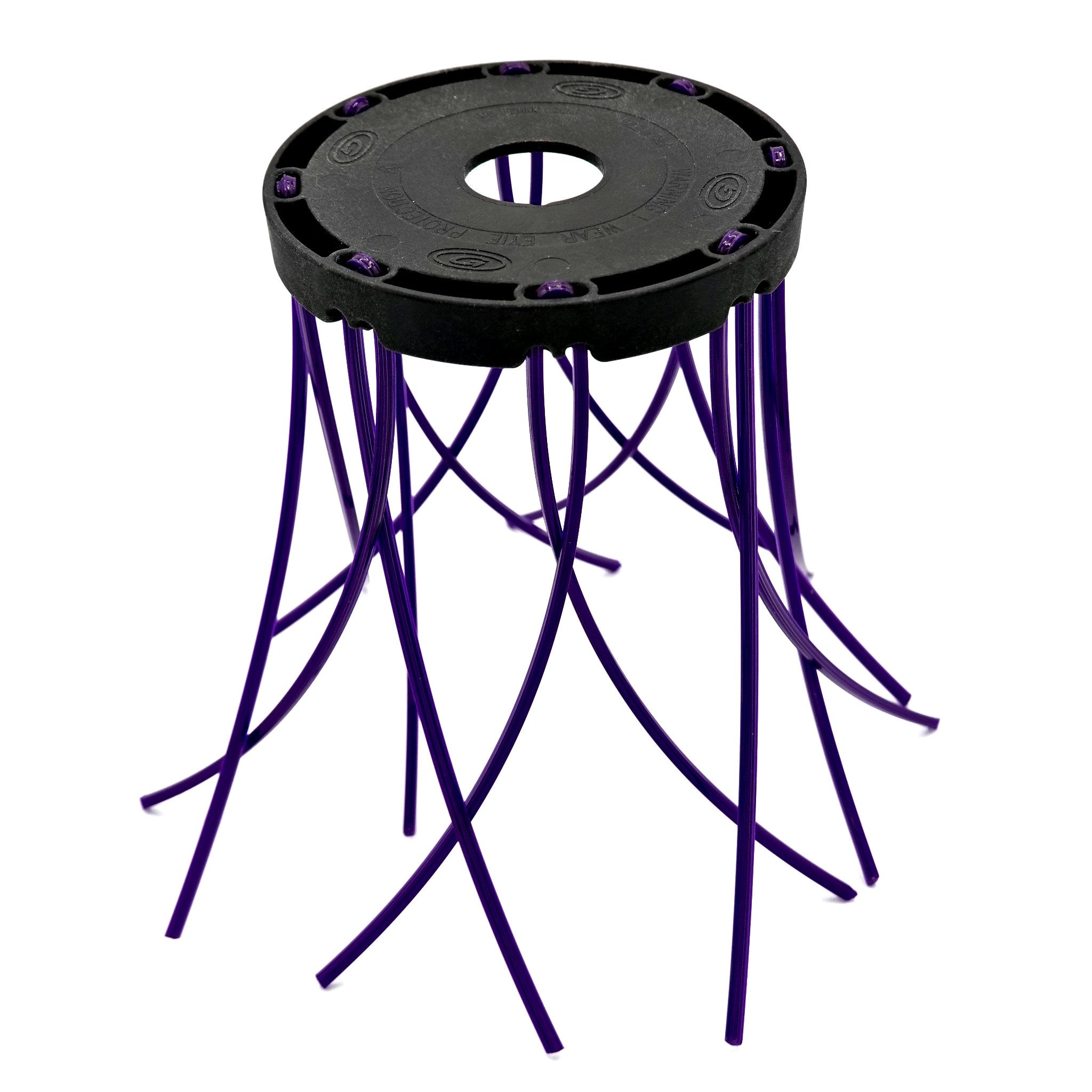 Testina multiflo montata con fili di taglio in posizione